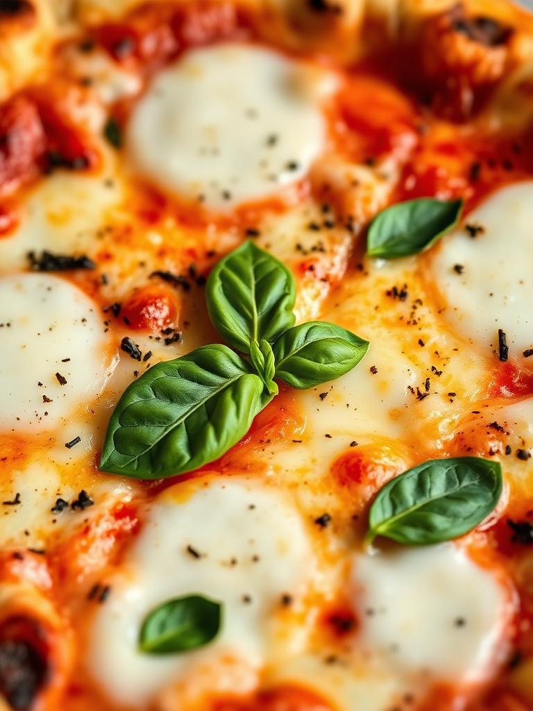 Wood-fired margherita pizza